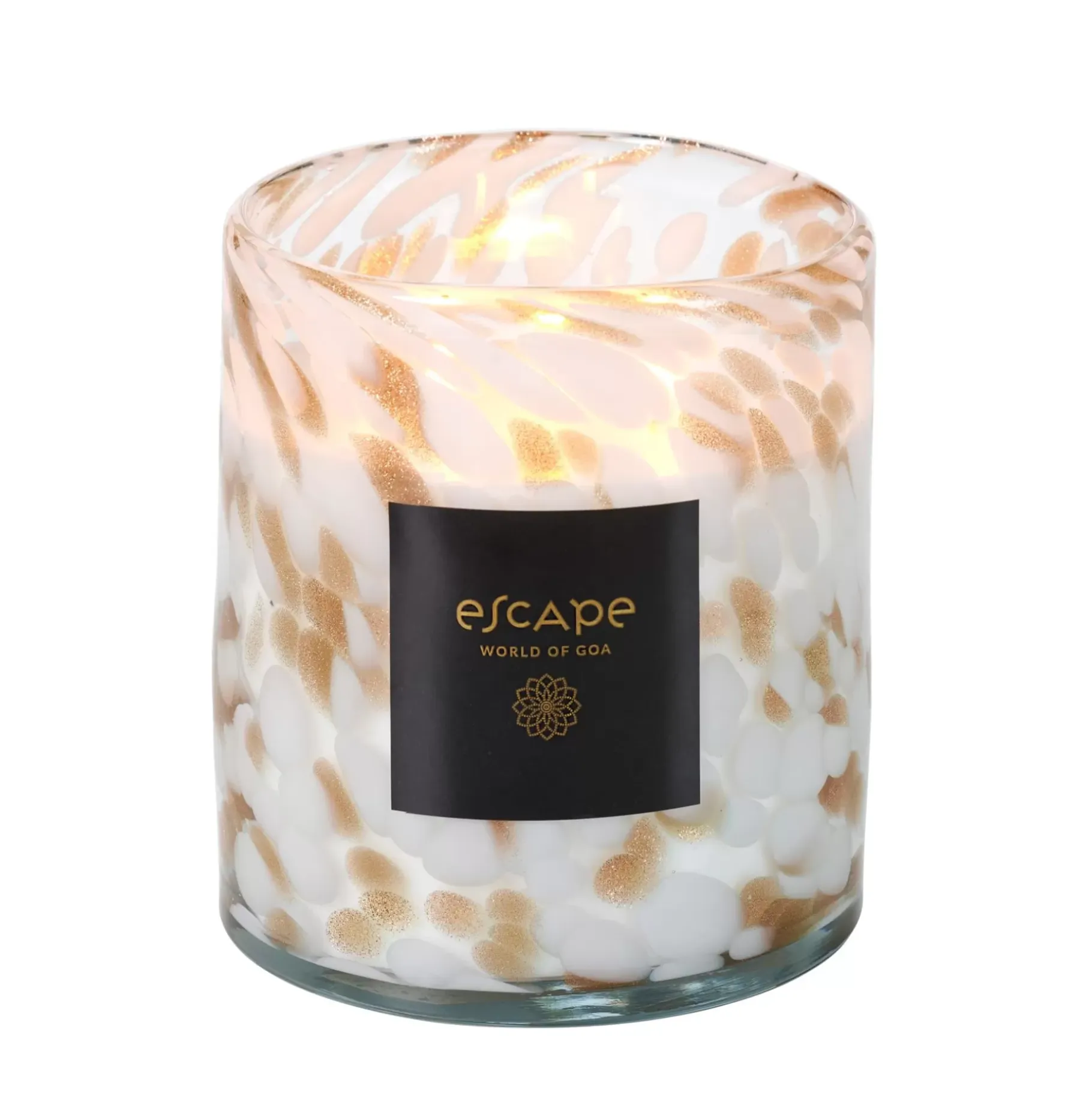 CASA Escape World Of Goa Vela Perfumada Blanco, Dorado, Multicolor Hot