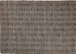 CASA Ethnic Alfombra Negro, Natural Outlet