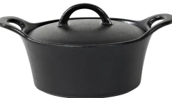 CASA Fero Cazuela Para Horno Con Tapa Negro