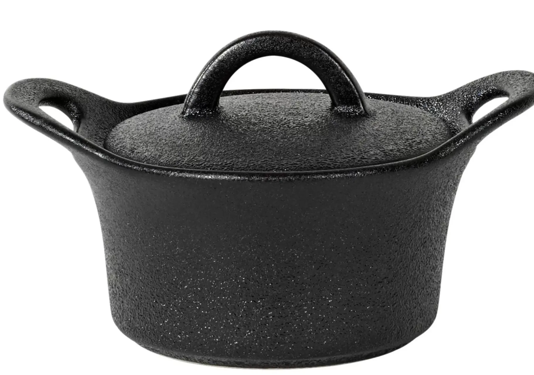 CASA Fero Cazuela Para Horno Con Tapa Negro Sale