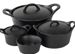 CASA Fero Cazuela Para Horno Con Tapa Negro Sale