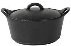 CASA Fero Cazuela Para Horno Con Tapa Negro Online