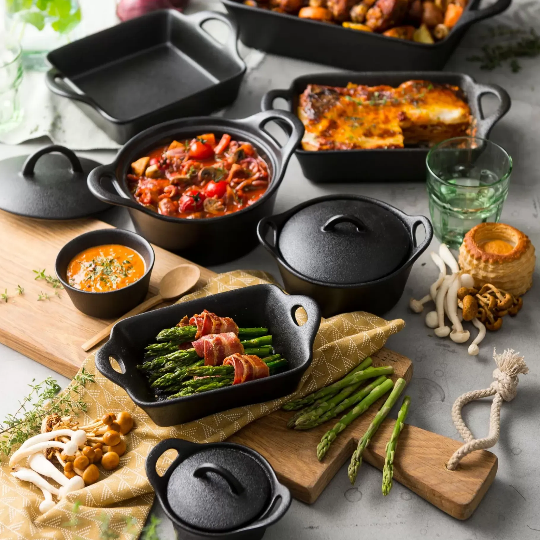 CASA Fero Fuente Para Horno Negro Discount