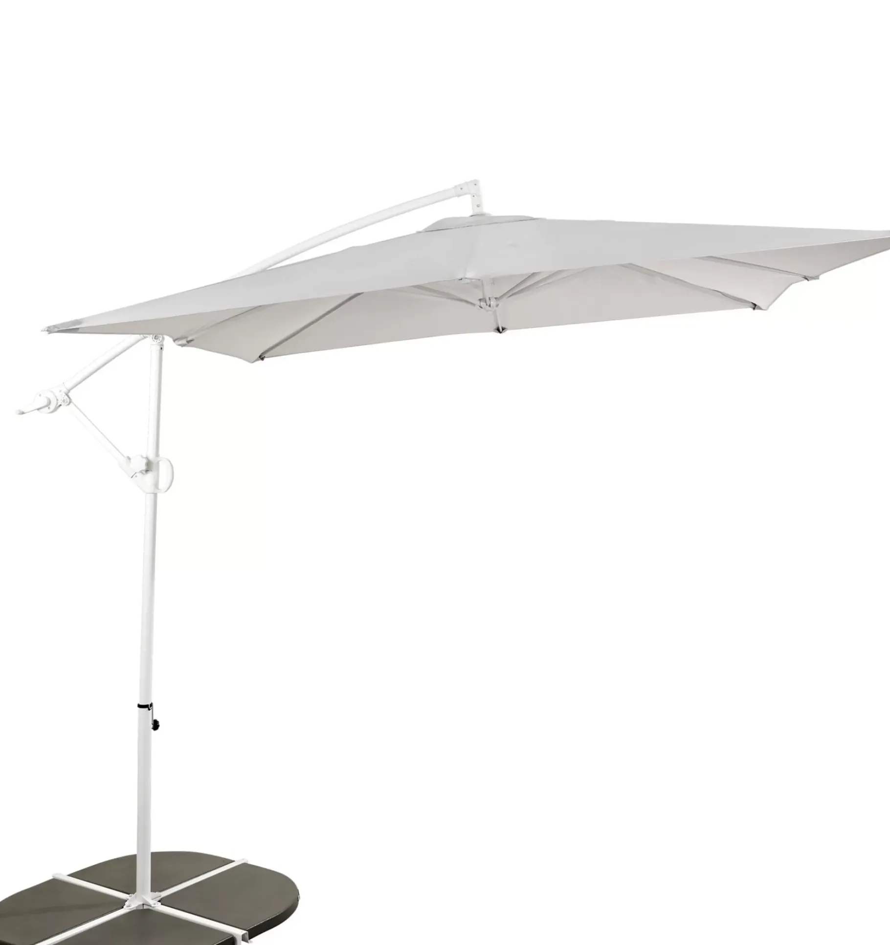 CASA Fiji Parasol Colgante Sin Pie Gris Claro Outlet