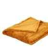 CASA Flanella Manta Amarillo Oscuro Clearance