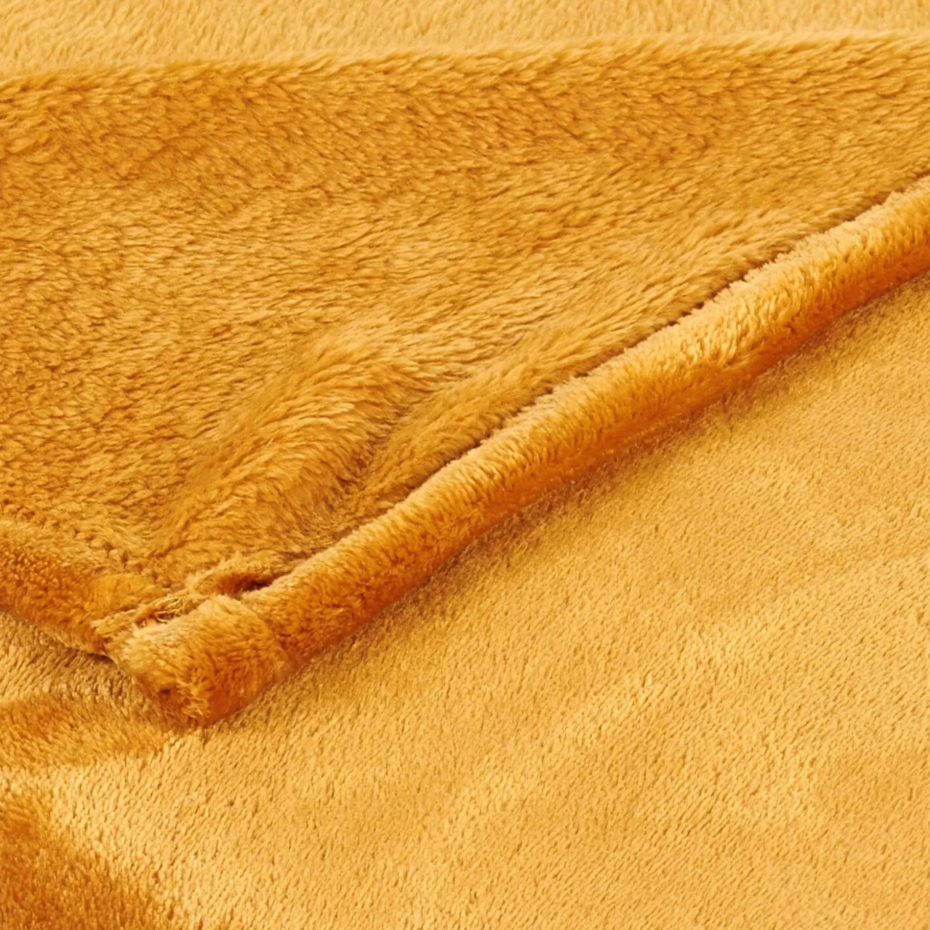 CASA Flanella Manta Amarillo Oscuro Hot