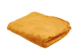 CASA Flanella Manta Amarillo Oscuro Outlet