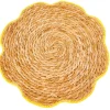 CASA Flower Mantel Individual Amarillo Amarillo New