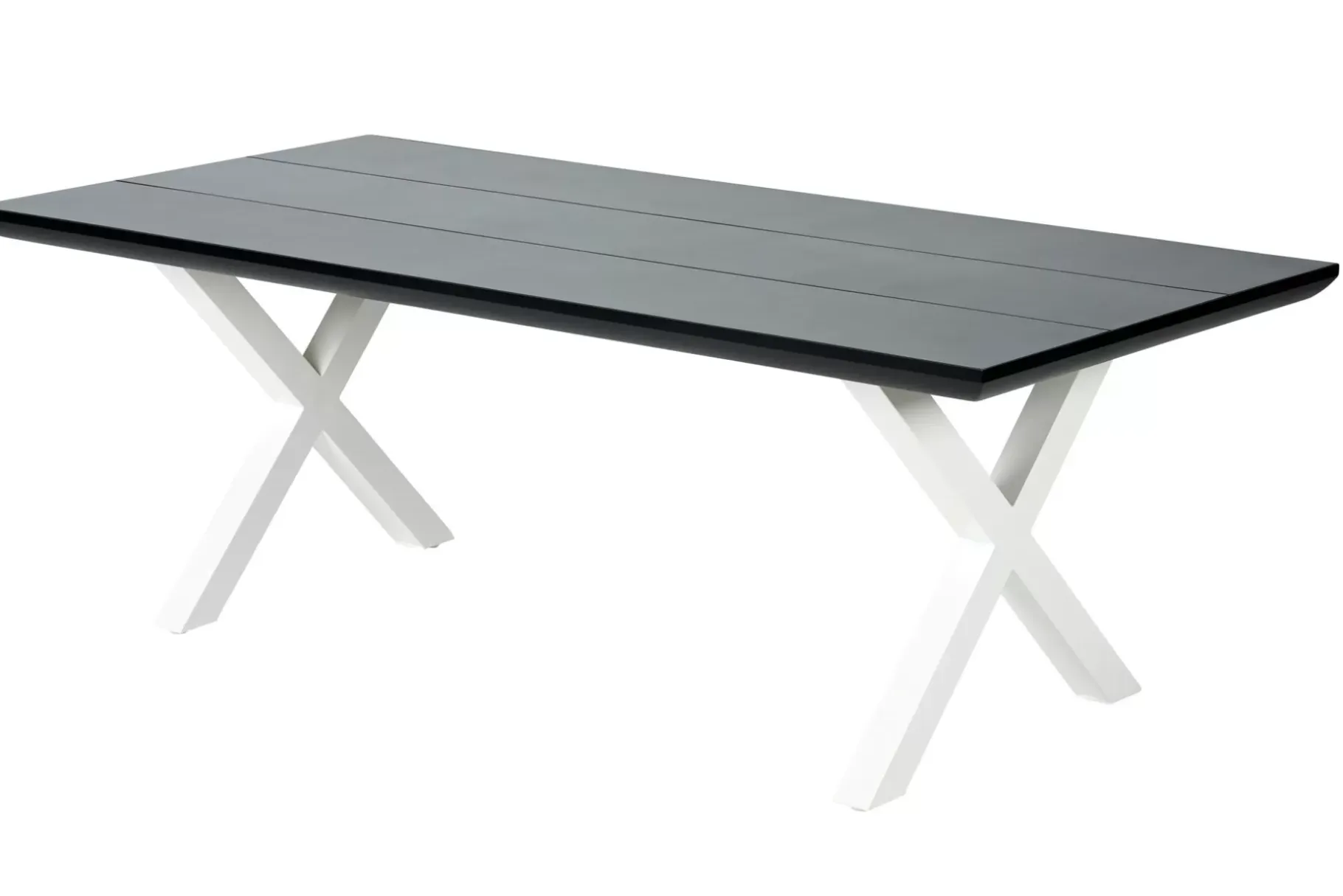 CASA Formax Mesa De Jardín Con Patas En X Negro/Blanco Online