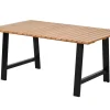 CASA Formax Mesa De Jardín Con Patas En A Natural/Negro Discount