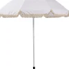 CASA Franja Parasol Sin Pie De Sombrilla Blanco Best