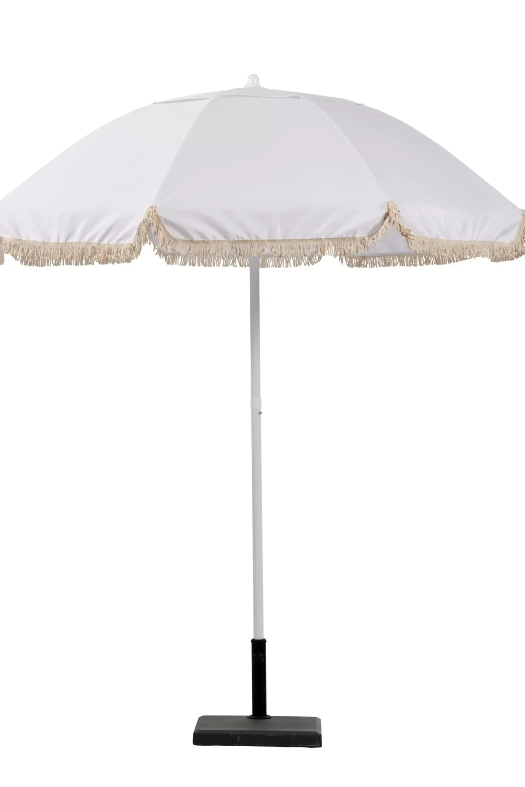CASA Franja Parasol Sin Pie De Sombrilla Blanco Best