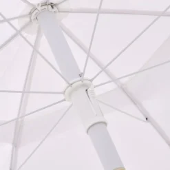 CASA Franja Parasol Sin Pie De Sombrilla Blanco Best