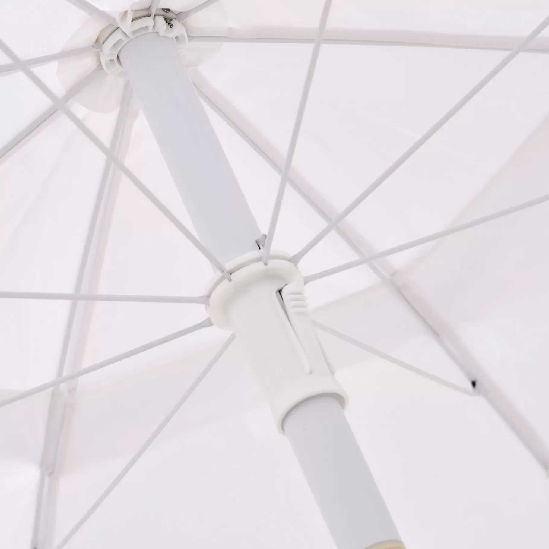 CASA Franja Parasol Sin Pie De Sombrilla Blanco Best