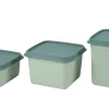 CASA Freezer Cajas Congeladoras Juego De 10 Menta, Verde Oscuro Hot