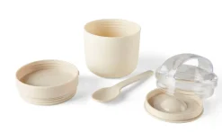 CASA Freshmood Tarro De Desayuno Con Cuchara Blanco, Marron, Verde New