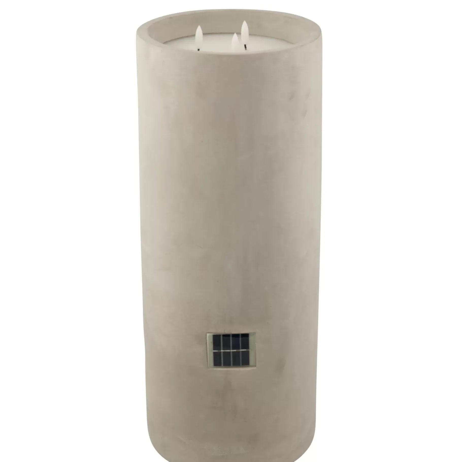 CASA Fuego Vela Led Solar Gris Claro Best