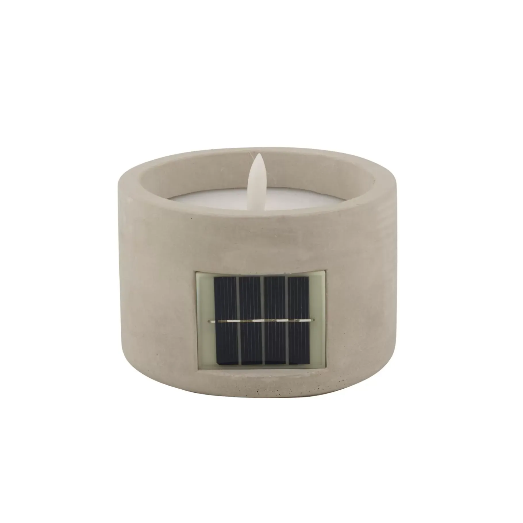 CASA Fuego Vela Led Solar Gris Claro Outlet