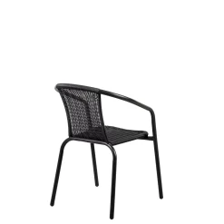 CASA Gerona Silla Apilable Negro Clearance