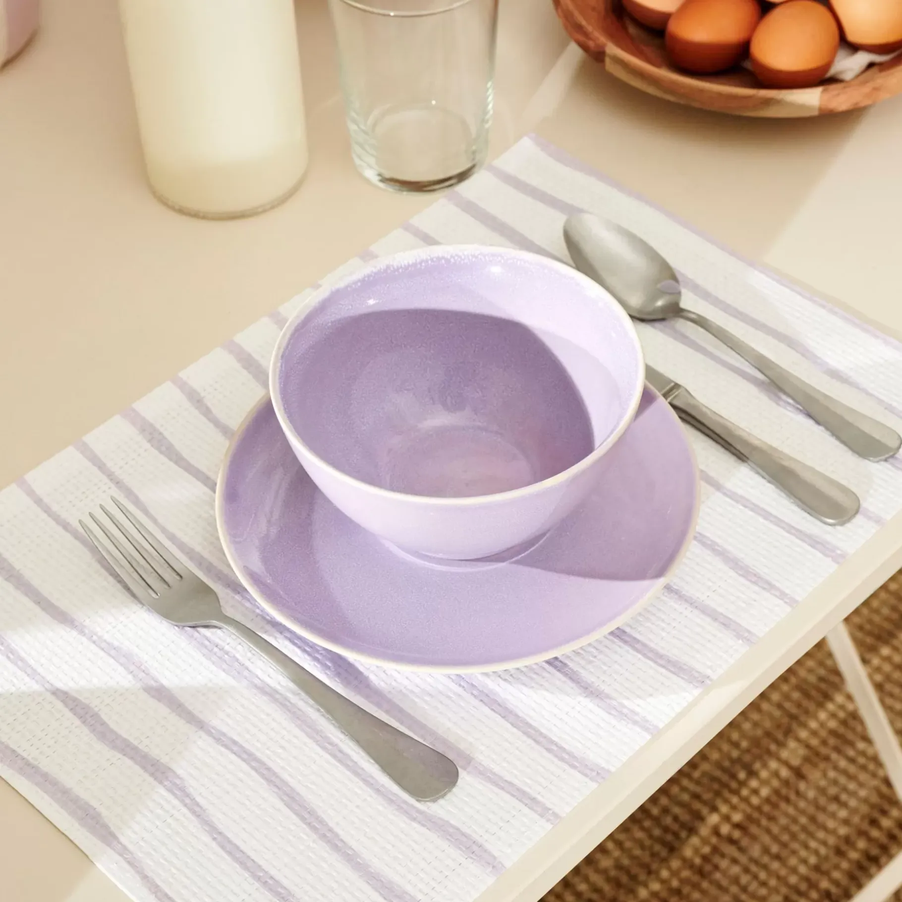 CASA Grace Vintage Cubierto De 16 Piezas Gris New