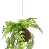 CASA Greenery Macetero Colgante Con Helecho Verde Best