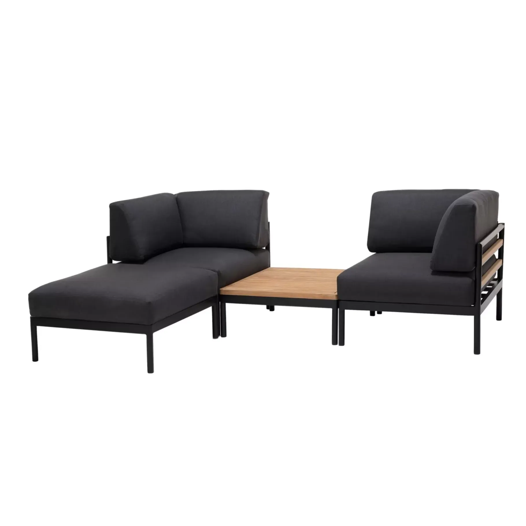 CASA Hanna Lounge Silla Esquinera Negro