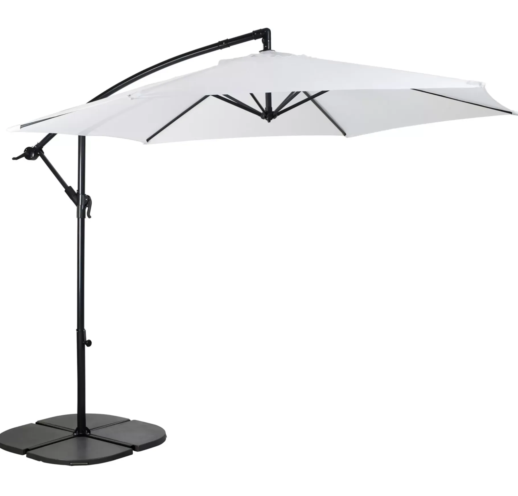 CASA Hawai Parasol Colgante Sin Pie Blanco Clearance