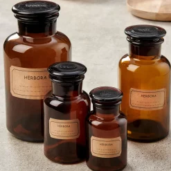 CASA Herbora Tarro De Cocina Marron Discount