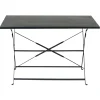 CASA Imperial Mesa Plegable Rectangular Negro