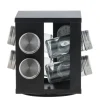 CASA Industria Carrusel De Hierbas 8 Botes Negro Discount