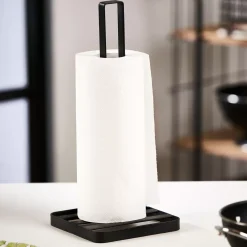 CASA Industria Soporte De Papel De Cocina Negro New