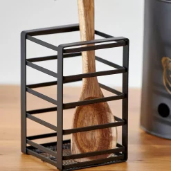 CASA Industria Soporte Para Utensilios Negro New