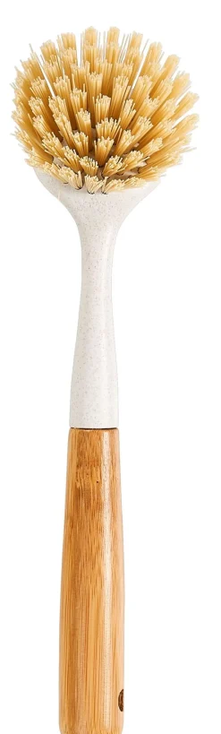 CASA Jasmin Cepillo Lavaplatos Natural, Gris Claro Discount