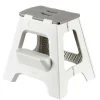 CASA Jasmin Taburete Plegable Deluxe Xl Gris Claro Sale