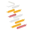 CASA Klipper Clips De Cierre Juego De 10 Mezcla De Colores Gris, Amarillo Oscuro, Terracota Best