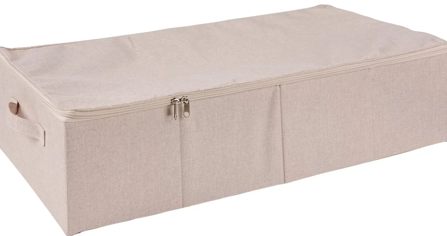 CASA Linolux Caja De Almacenaje Con Cremallera Beis Clearance