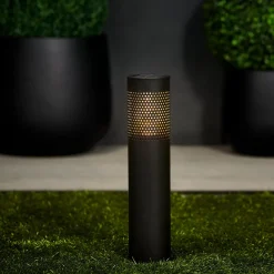 CASA Lux Lampara Solar Negro Discount