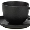 CASA Magma Taza Y Plato Negro Best