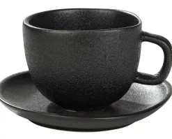 CASA Magma Taza Y Plato Tacita Negro Best