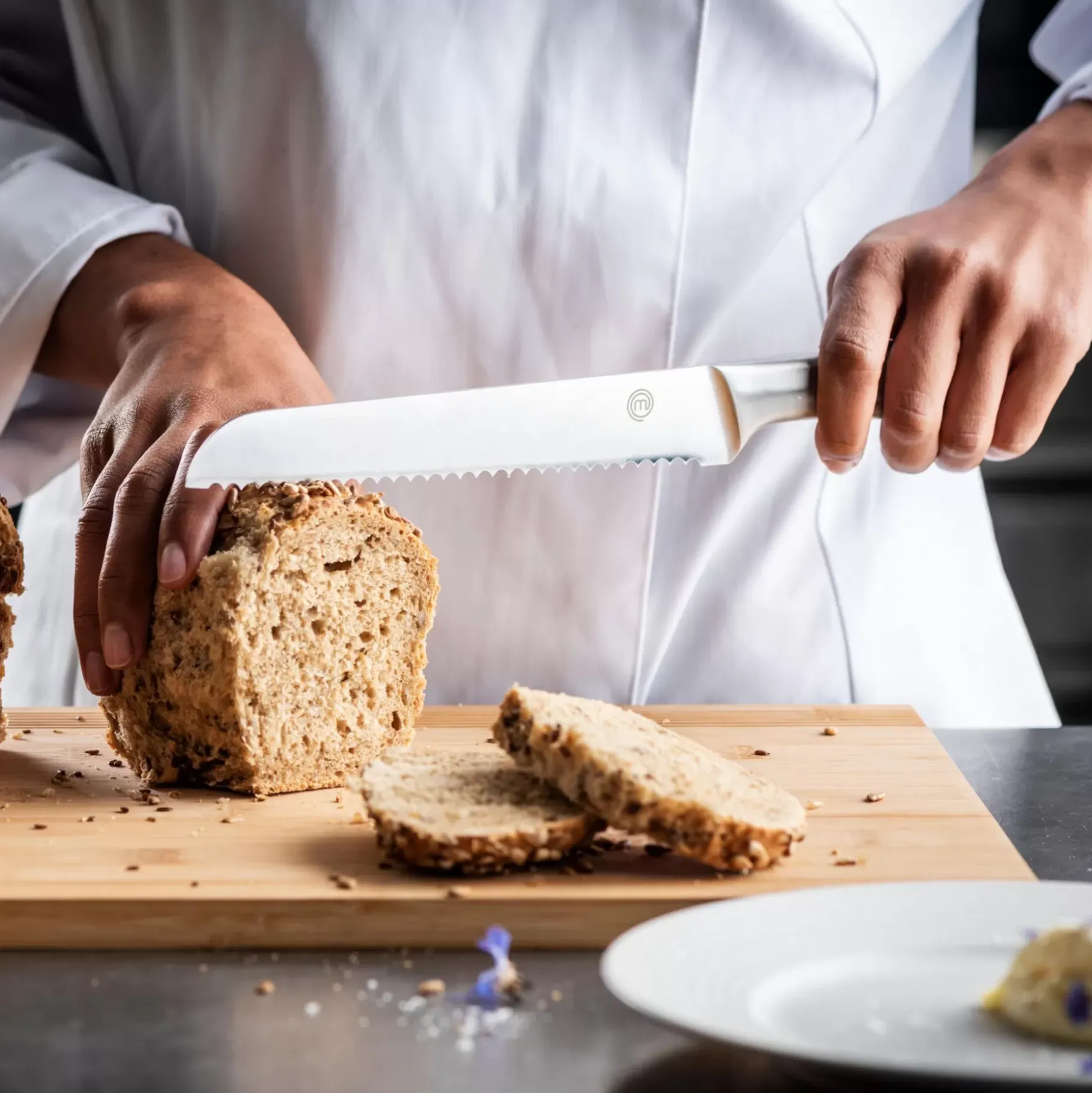 CASA Masterchef Cuchillo De Pan Plateado Online