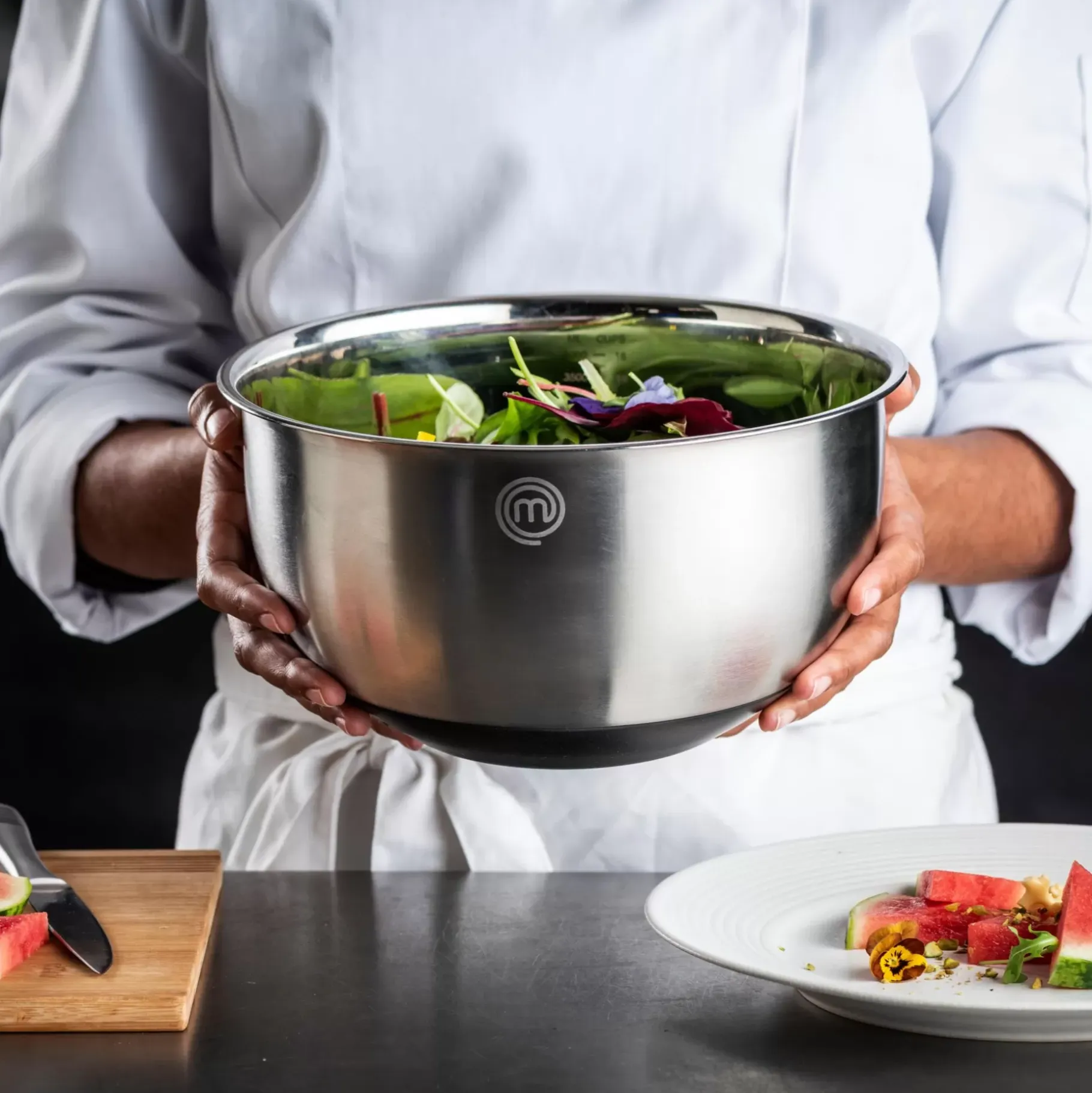 CASA Masterchef Tazon Para Mezclar Plateado
