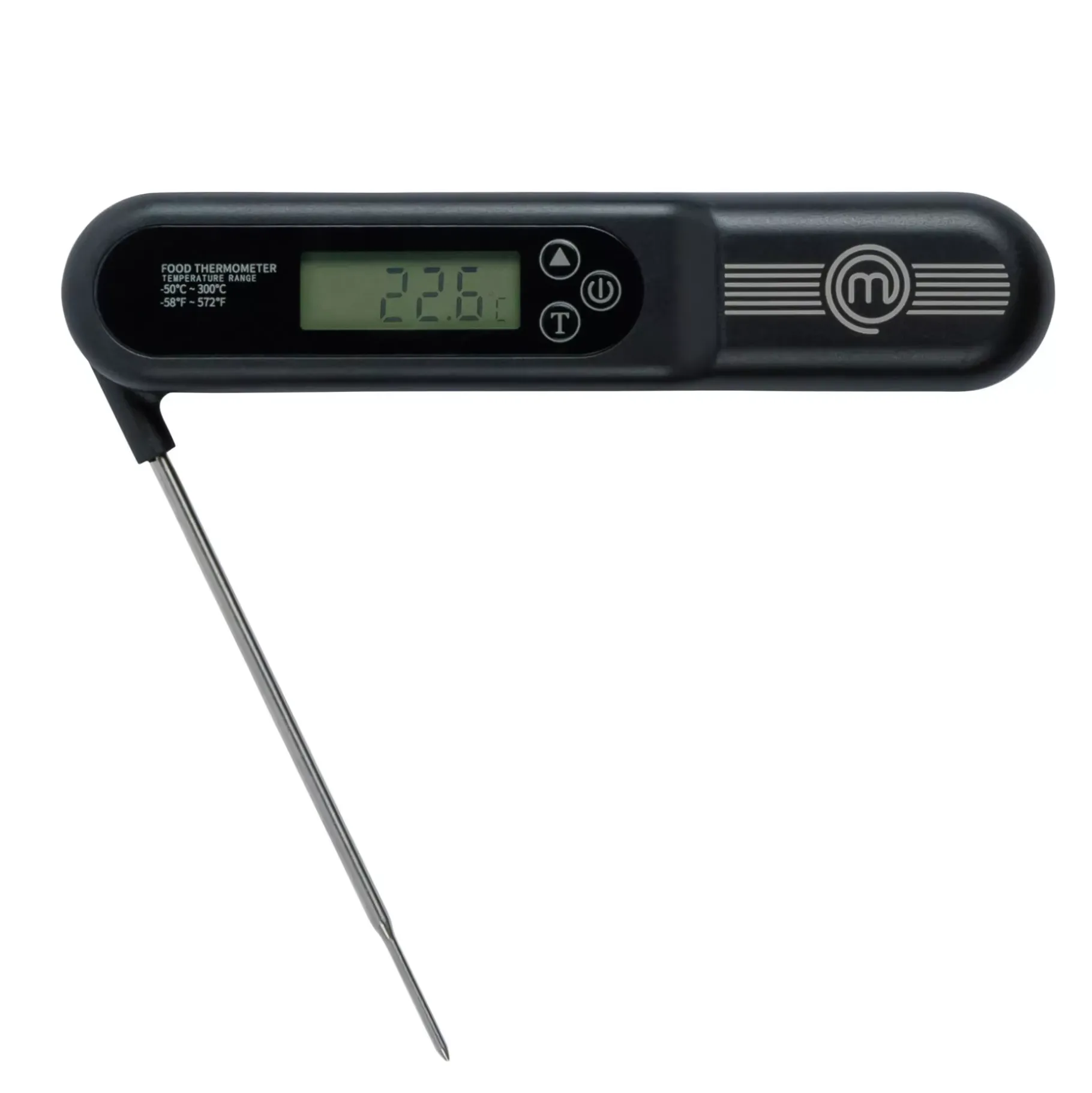 CASA Masterchef Termometro De Cocina Negro Discount