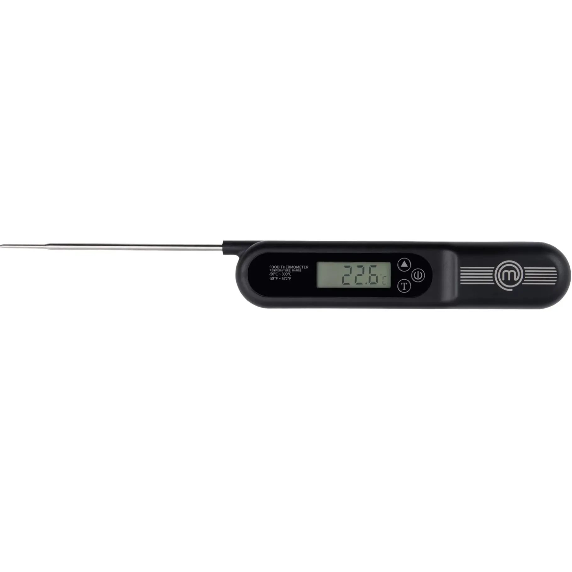 CASA Masterchef Termometro De Cocina Negro Discount