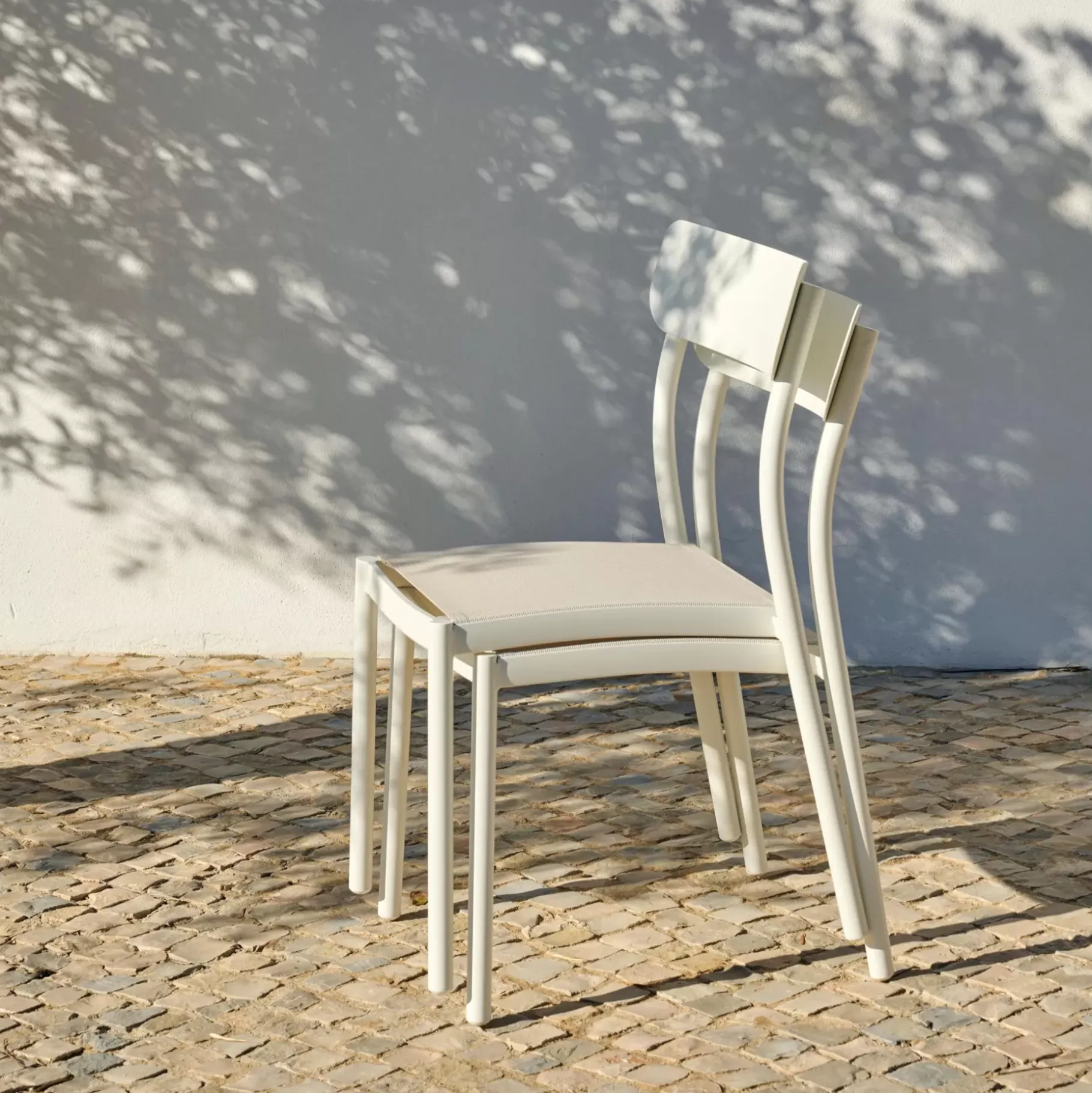 CASA Mavas Silla Apilable Blanco Hot