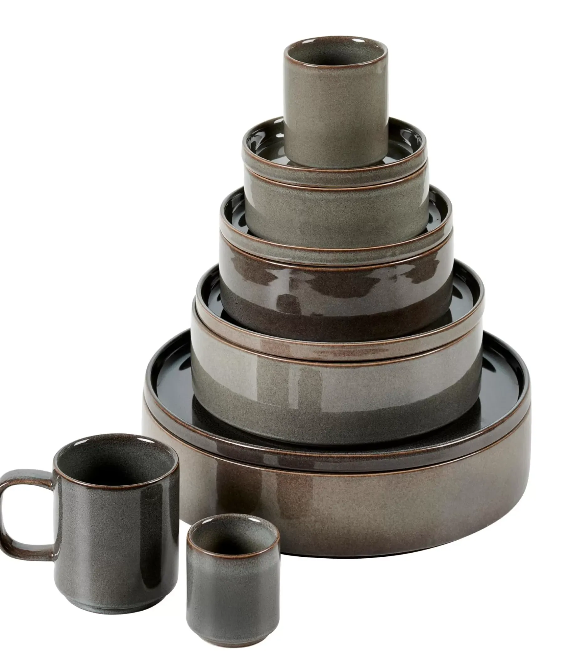 CASA Mineral Graphite Plato Gris New
