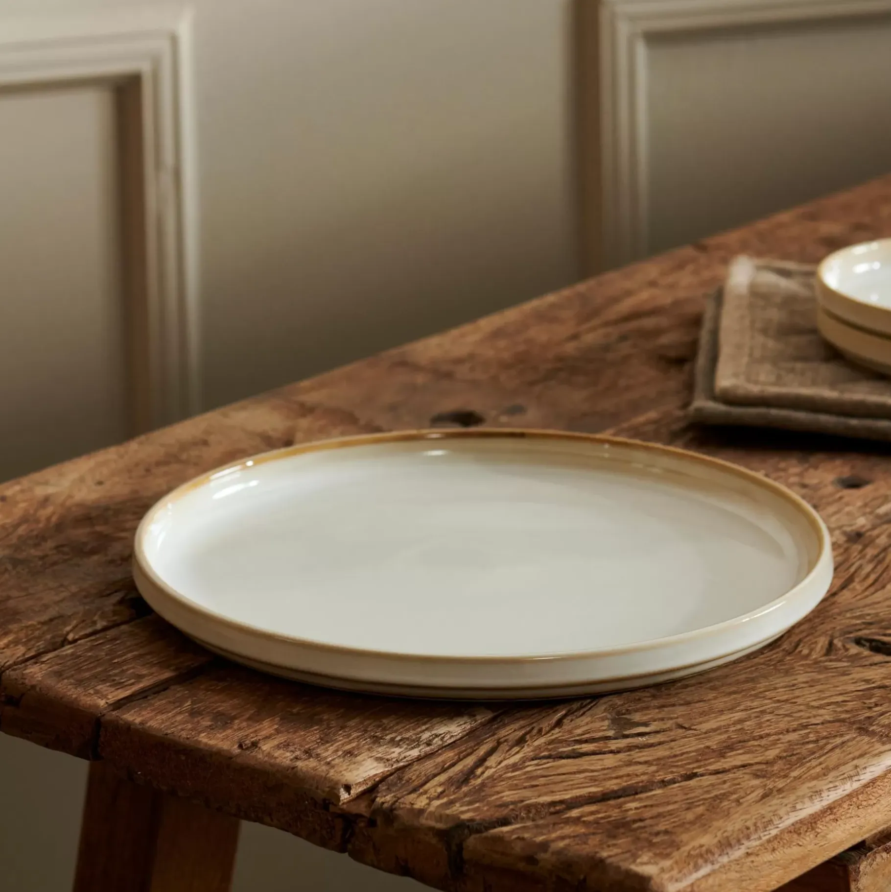 CASA Mineral Marble Plato Blanco Outlet