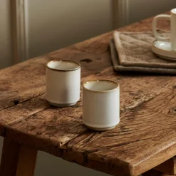 CASA Mineral Marble Taza De Espresso Blanco Discount