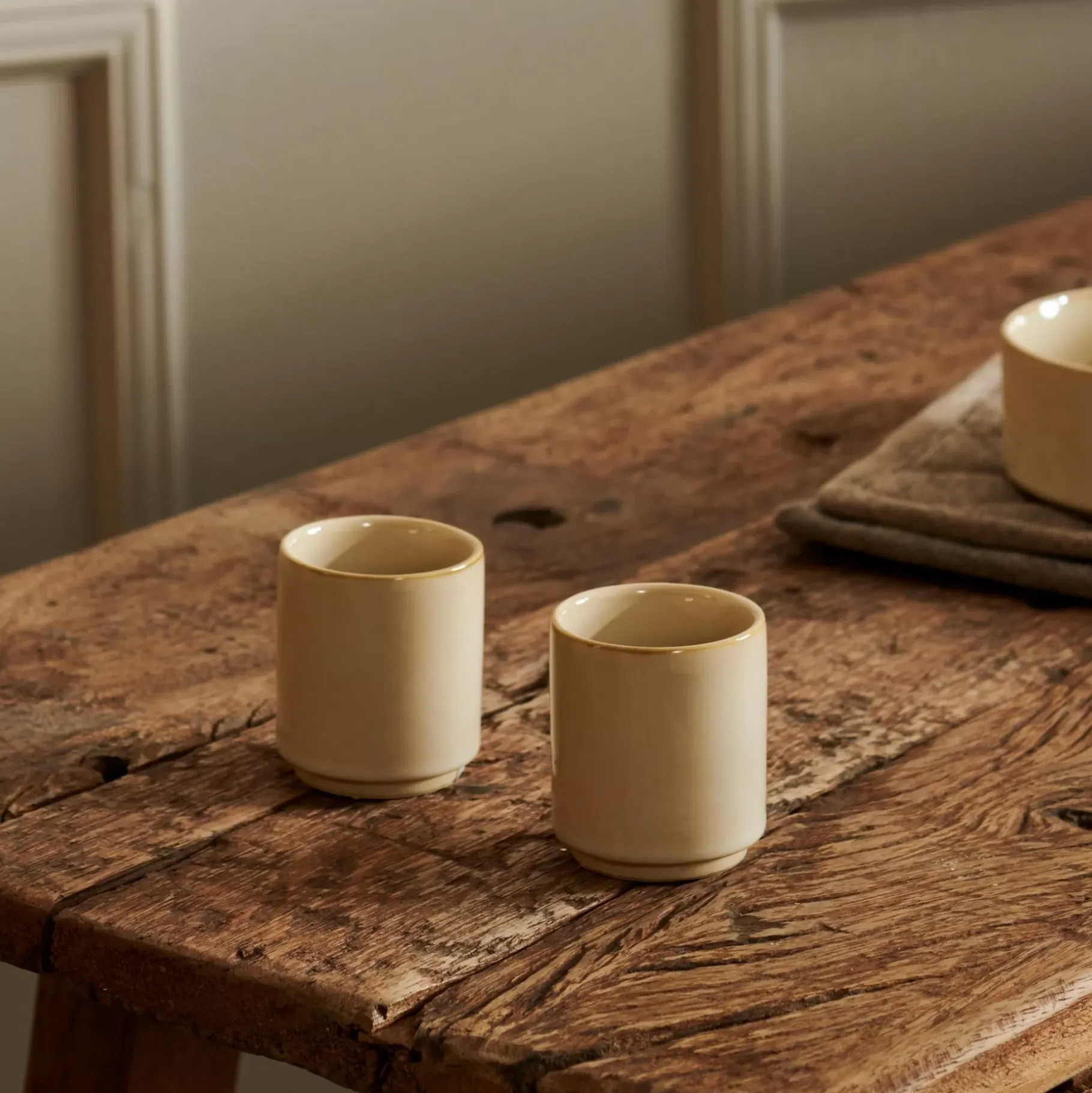 CASA Mineral Sand Taza De Espresso Beis Hot