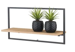 CASA Mix&Match Estanteria De Pared Negro, Natural Outlet