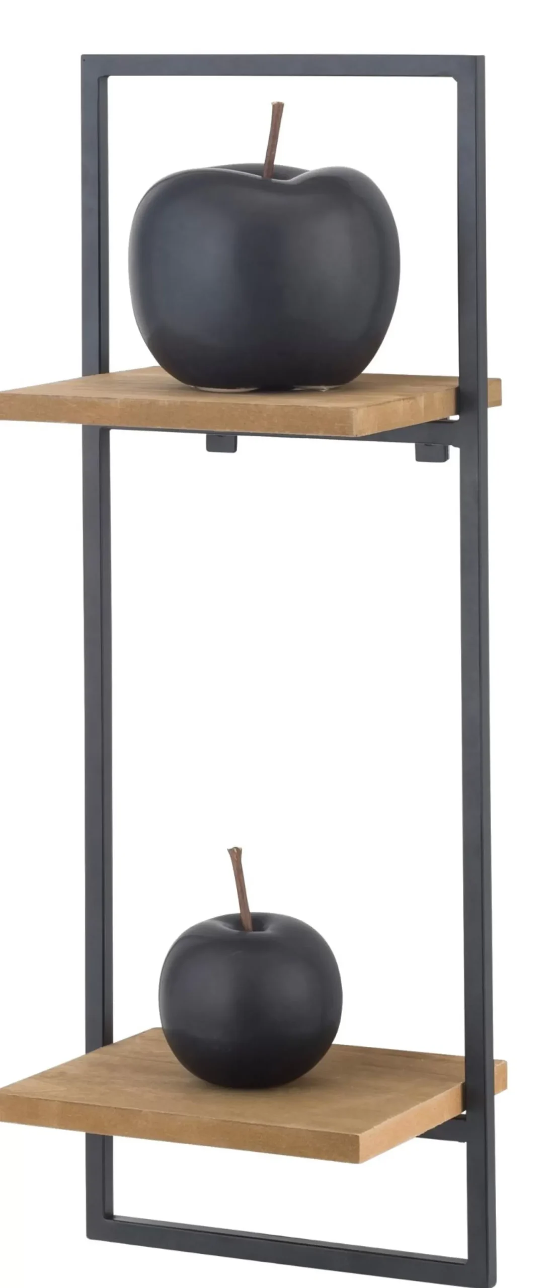 CASA Mix&Match Estanteria De Pared Negro, Natural Clearance